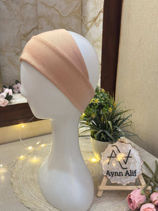 Nude tube underscarf band lightweight hijab base