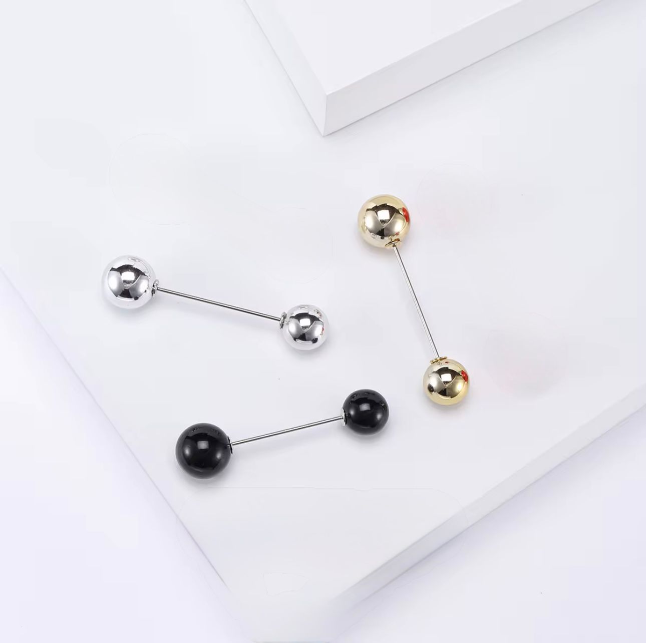 Metallic Brooch Hijab PIns
