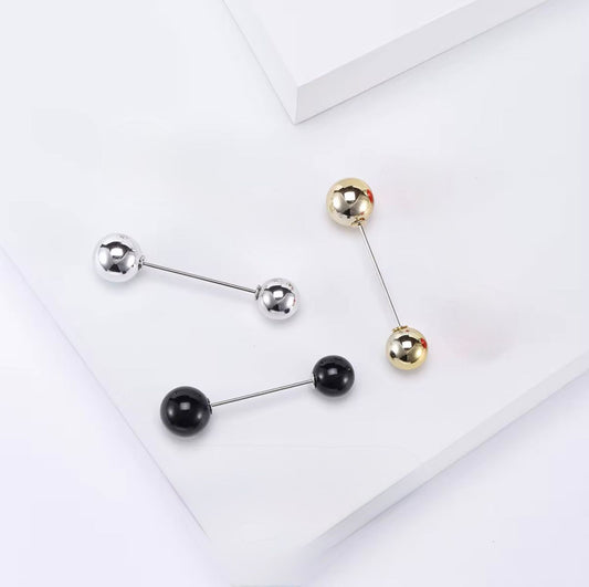 Metallic Brooch Hijab PIns