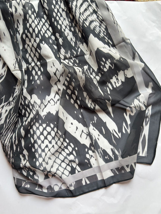 Printed Chiffon Georgette Hijab