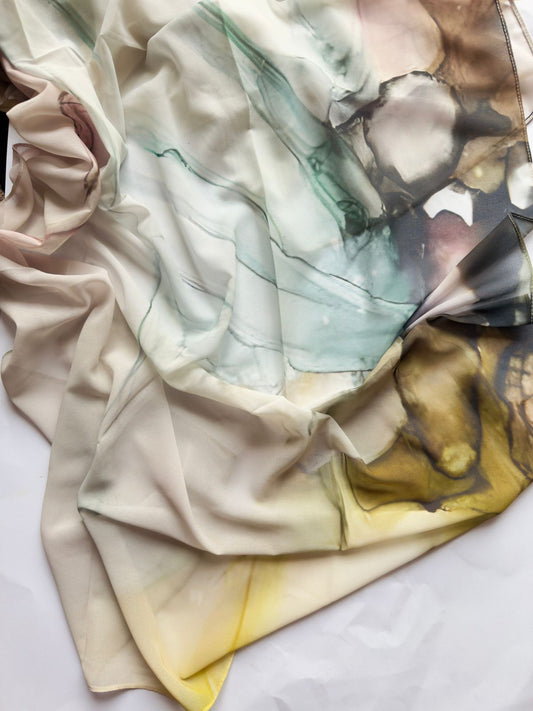 Printed Chiffon Georgette Hijab