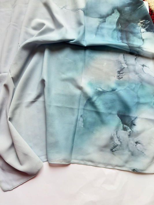 Printed Chiffon Georgette Hijab