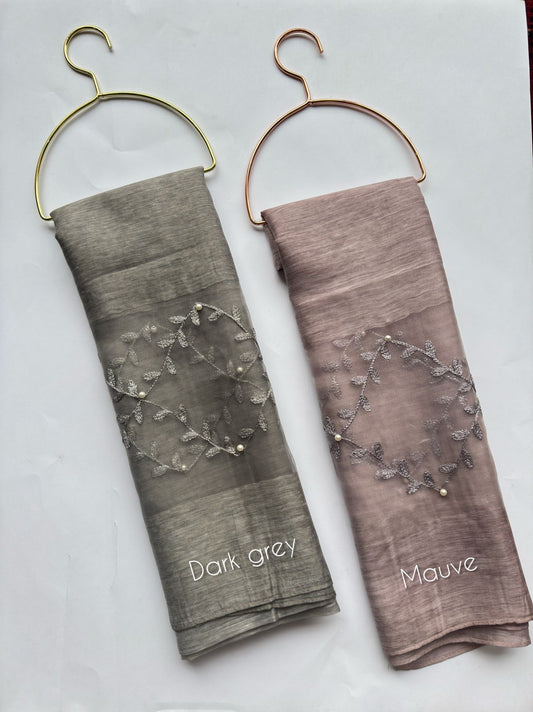 Cotton Silk Embroidered Hijabs