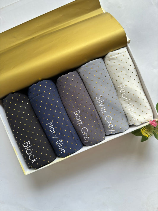 Dewdrop Chiffon Georgette Hijabs