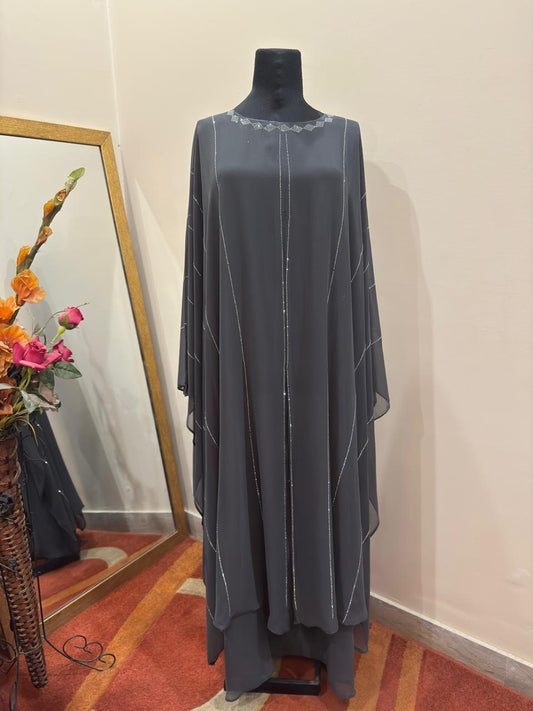 Stones Studded Kaftan Style Abaya