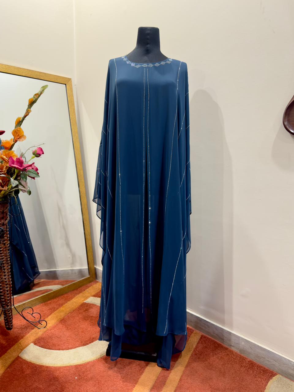 Stones Studded Kaftan Style Abaya
