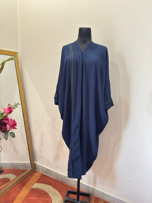 Front Open Button Down Kaftan Abaya