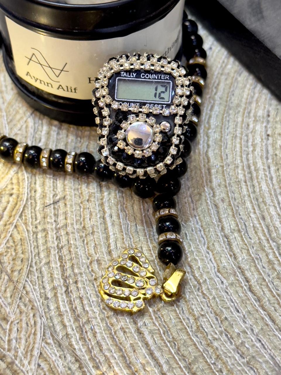 Pearly Stones Studded Tasbeeh Counter