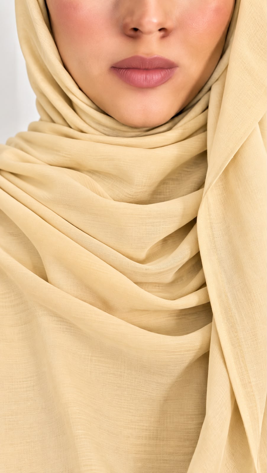 Pale Peach- Plain Modal Hijab