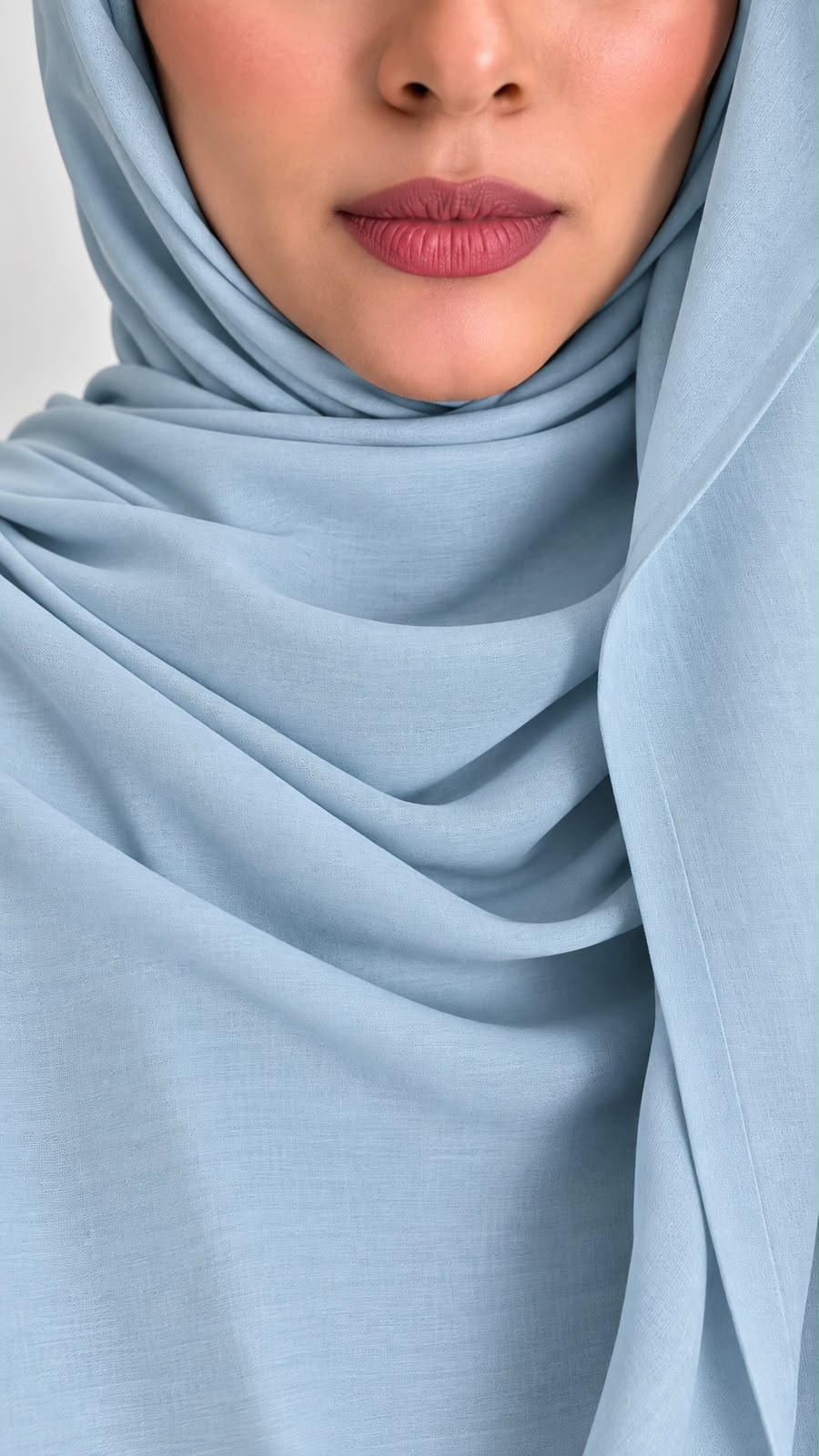 Powder Blue- Plain Modal Hijab
