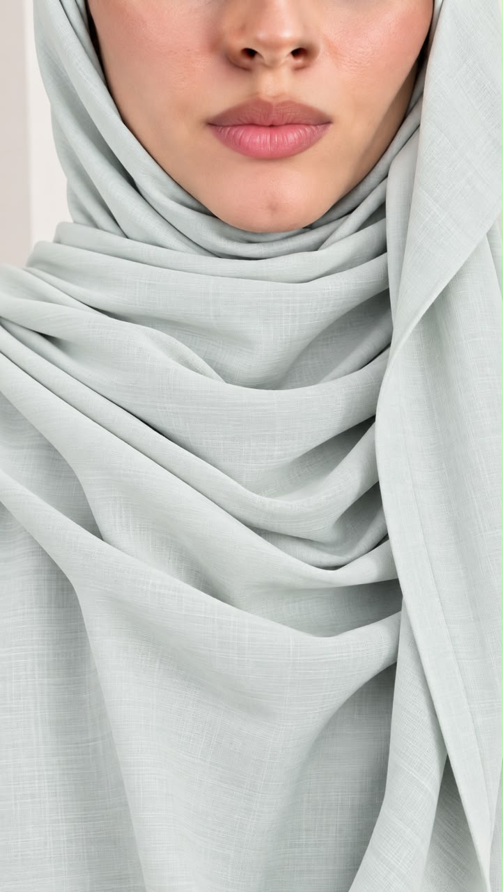 Soft Mint-Plain Modal Hijab