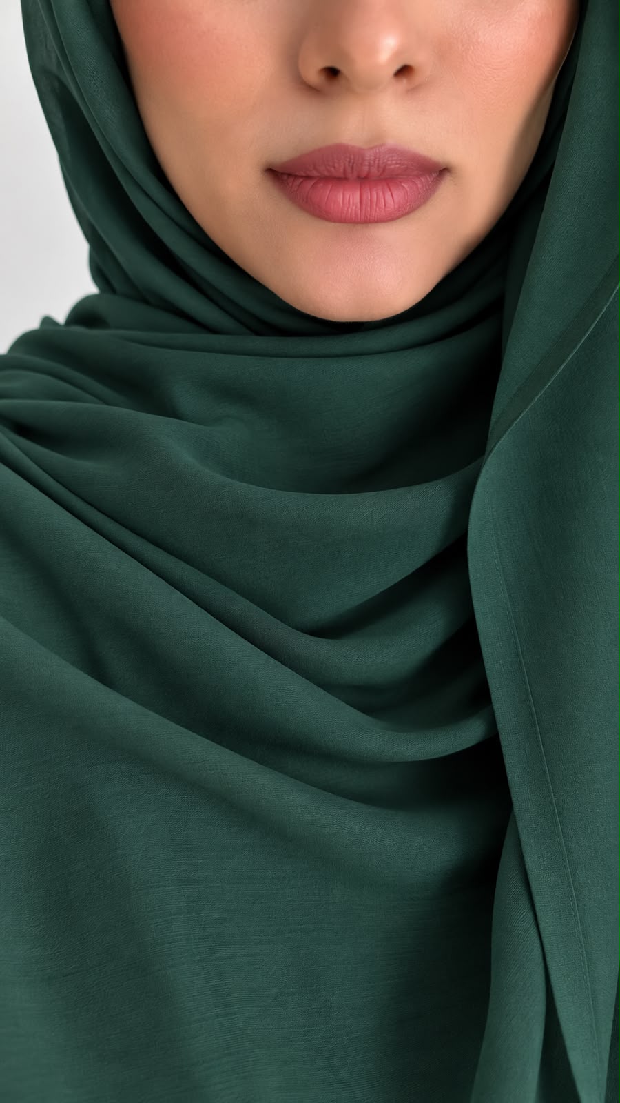 Dark Green- Plain Modal Hijab
