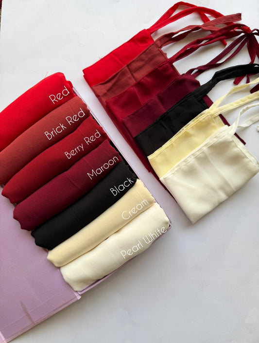 Chiffon Georgette Hijab Niqab Sets