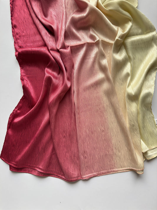 Ombre Silk Satin Hijab