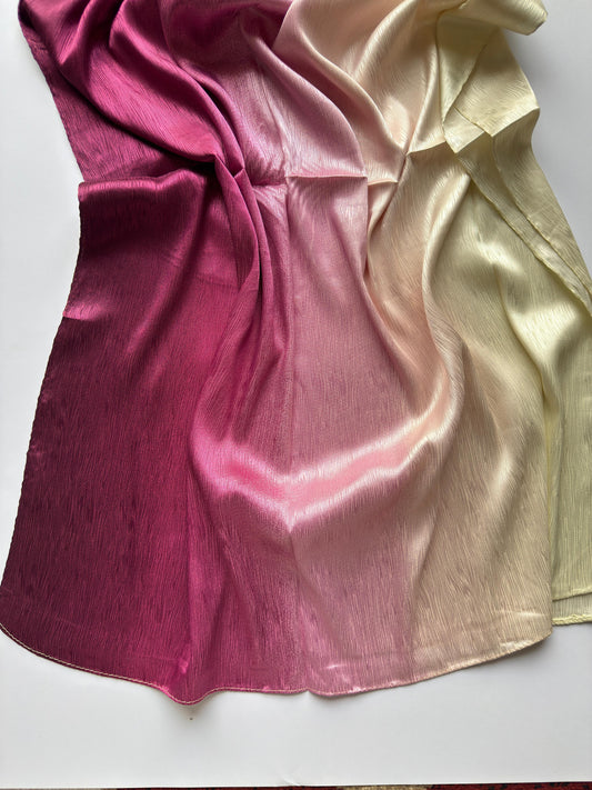 Ombre Silk Satin Hijab
