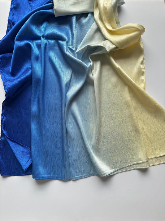 Ombre Silk Satin Hijab