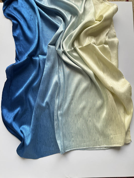 Ombre Silk Satin Hijab