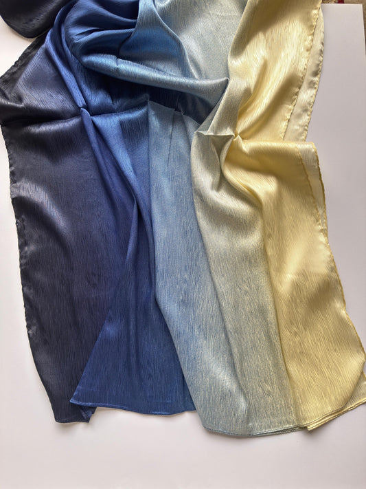 Ombre Silk Satin Hijab