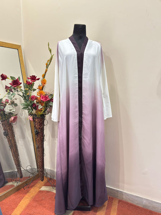 Front Open Ombre Abaya