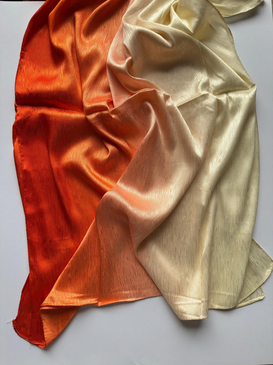 Ombre Silk Satin Hijab