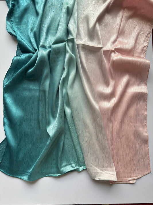 Ombre Silk Satin Hijab