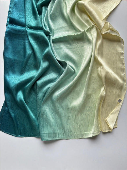 Ombre Silk Satin Hijab