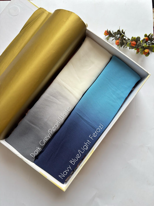 Ombre Chiffon Georgette Hijabs