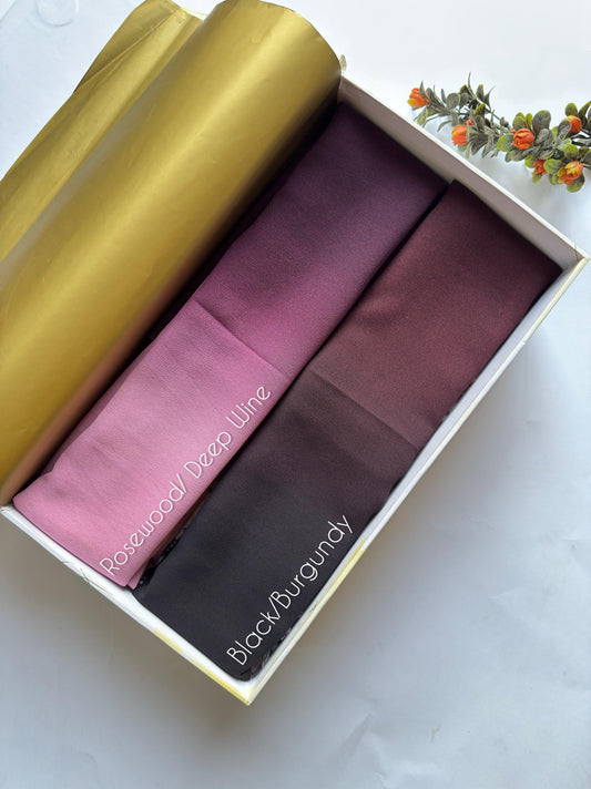 Ombre Chiffon Georgette Hijabs