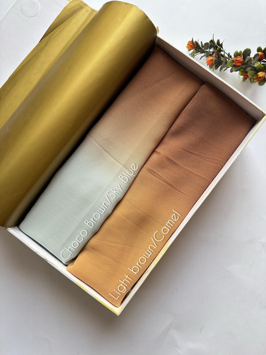 Ombre Chiffon Georgette Hijabs