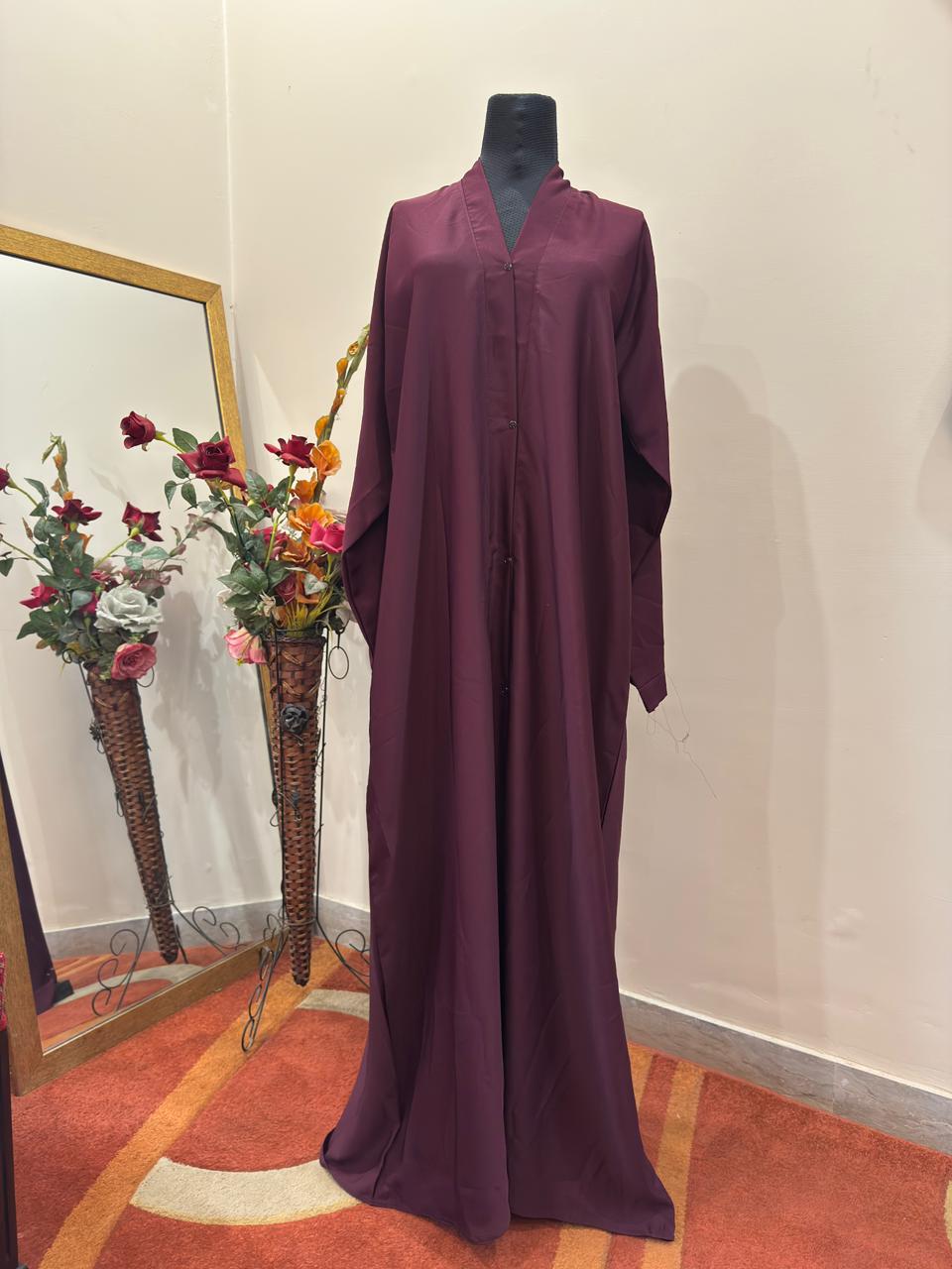 Front Open Nidah Abaya