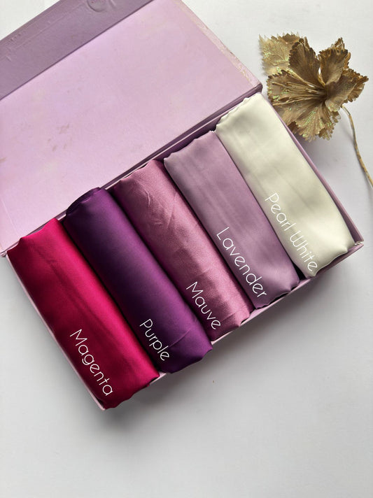 Plain Satin Silk Hijabs