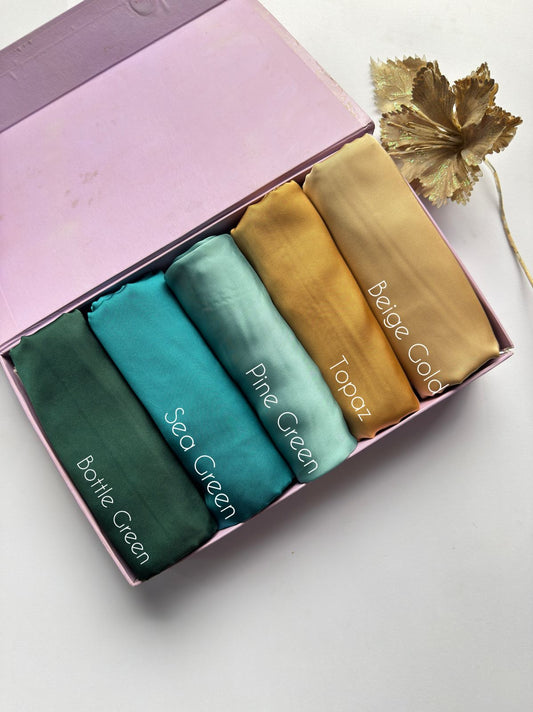 Plain Satin Silk Hijabs