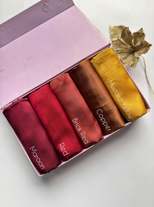 Plain Satin Silk Hijabs