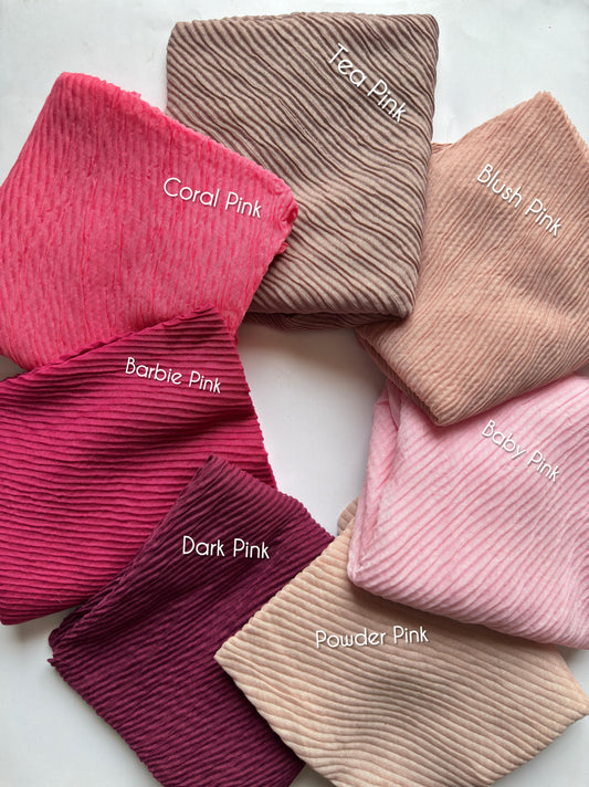 Bubble Pleated Lawn Hijabs