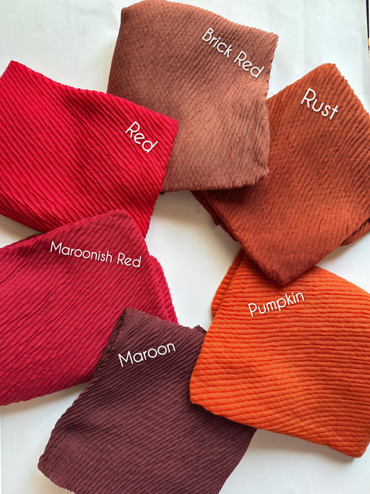 Bubble Pleated Lawn Hijabs