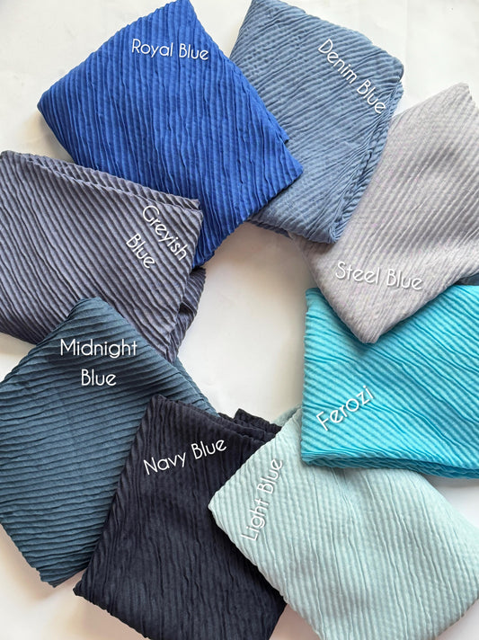 Bubble Pleated Lawn Hijabs