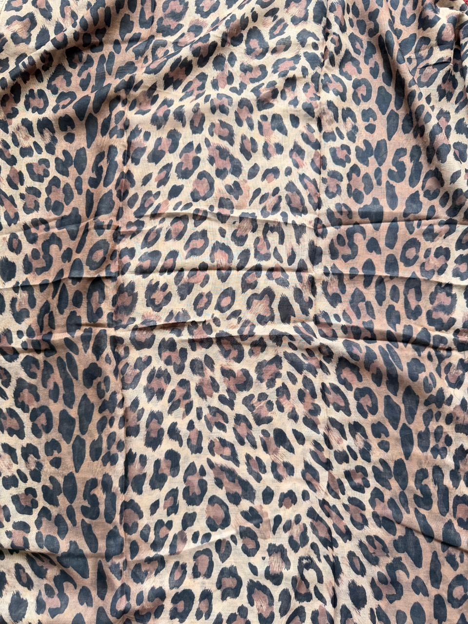 Wild Elegance Leopard Print Modal Lawn Hijab