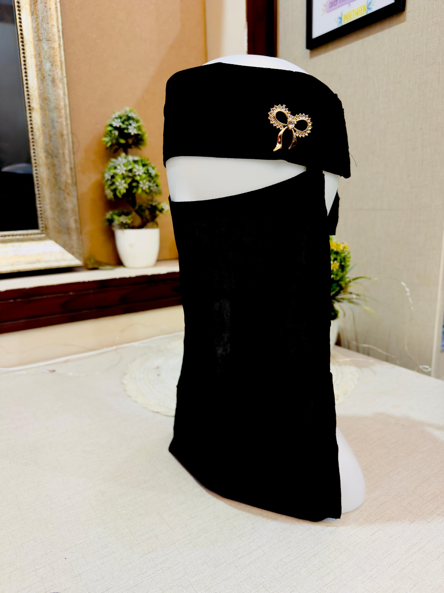 Saudi Niqab With Bow