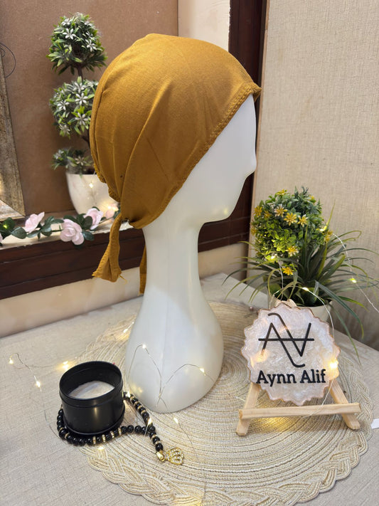 Tie Back Hijab cap