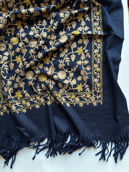 Embroidered Woolen Wrap