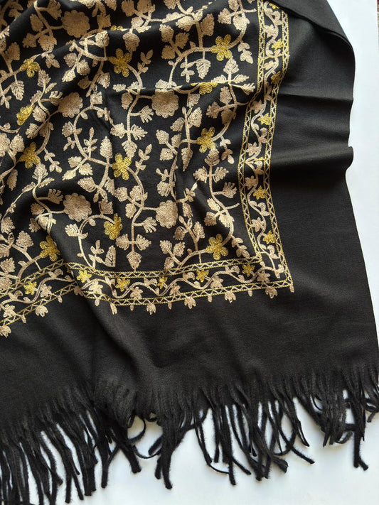 Embroidered Woolen Wrap