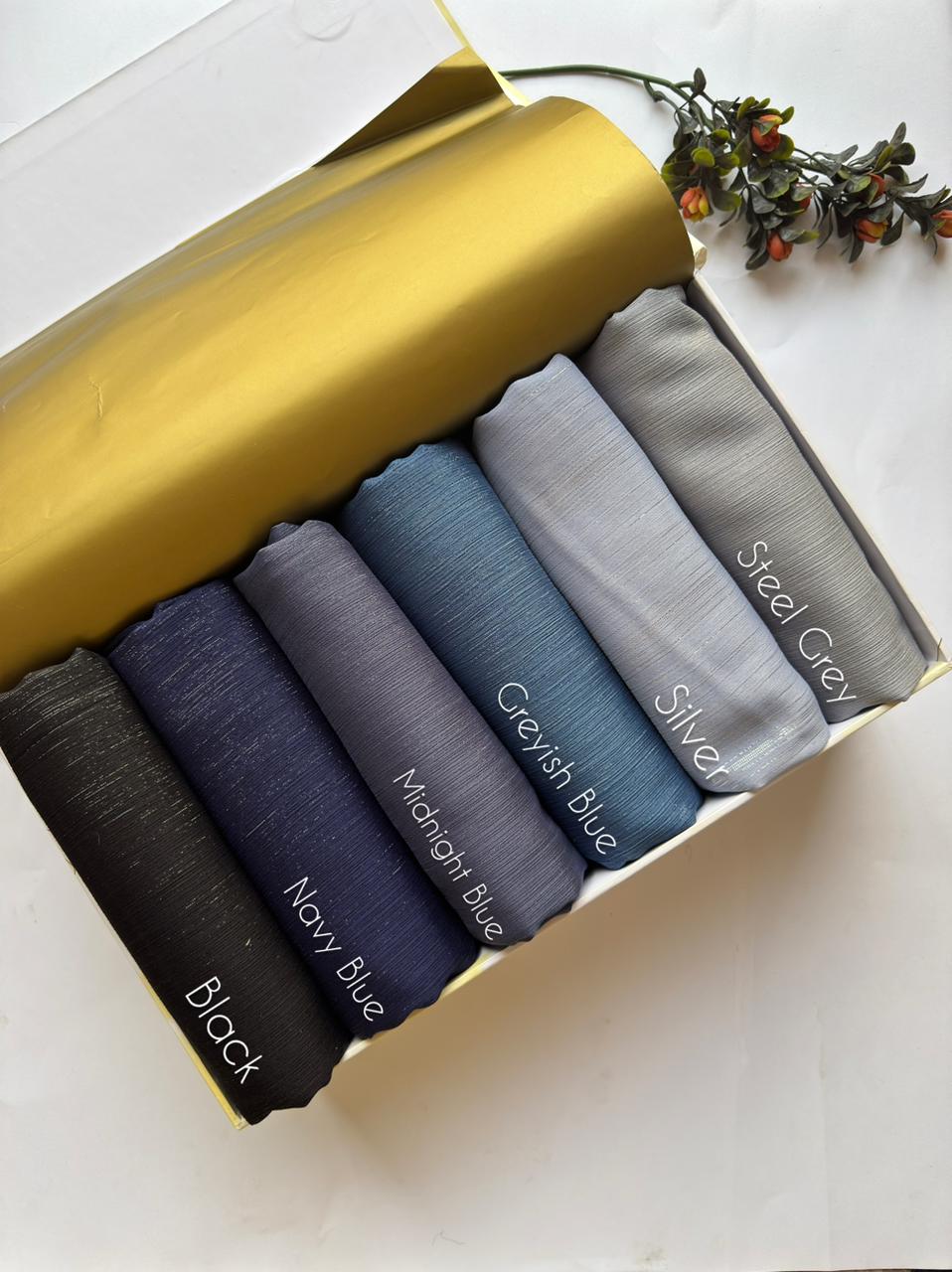 Chiffon Zari Hijabs