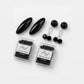 8 in 1 hijab pins pack black with magnets snag free pins glider pins and boxed straight pins set