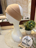 Chestnut tube underscarf band lightweight hijab base