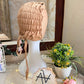 Chestnut ruched tie back hijab cap made from soft breathable jersey with full head coverage and adjustable tie-back by Aynn Alif