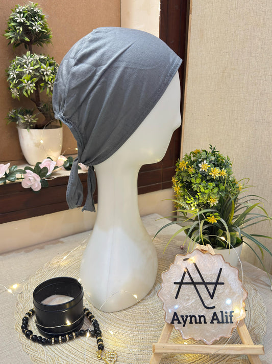  Dark grey hijab cap mannequin display