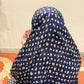 Navy blue namaz chaadar soft breathable lightweight modest prayer chadar full coverage women Pakistan