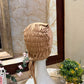 Light Brown ruched tie back hijab cap made from soft breathable jersey with full head coverage and adjustable tie-back by Aynn Alif.