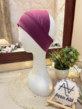 Maroon tube underscarf band soft stretchable hijab base