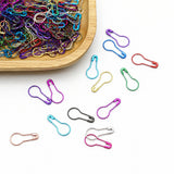 Multi Colour Snag-Free Pear Pins for hijabs featuring vibrant assorted colours and a smooth coil-free pear-shaped design that prevents snagging.